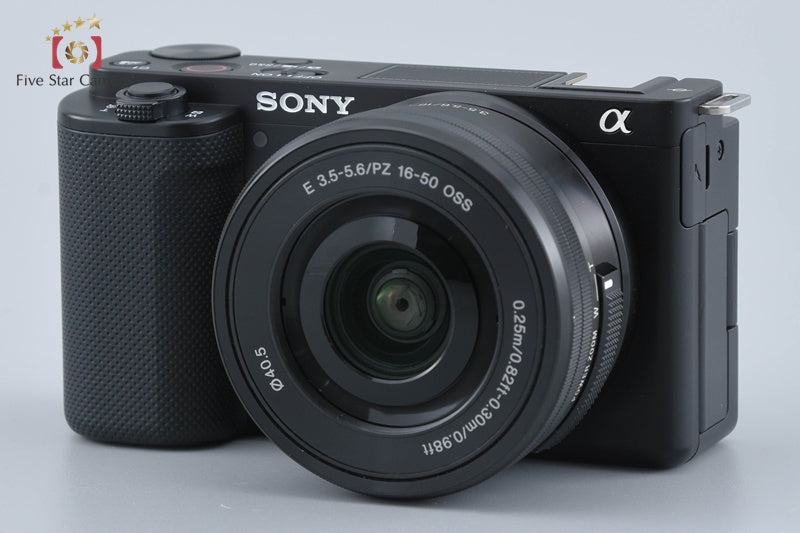 SONY α VLOGCAM ZV-E10Y Double Zoom Lens Kit Black (Japanese Language Only)