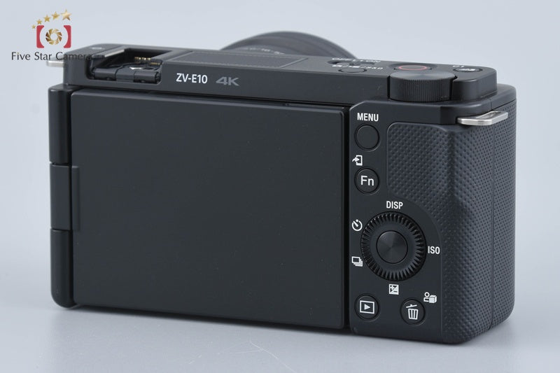 SONY α VLOGCAM ZV-E10Y Double Zoom Lens Kit Black (Japanese Language Only)