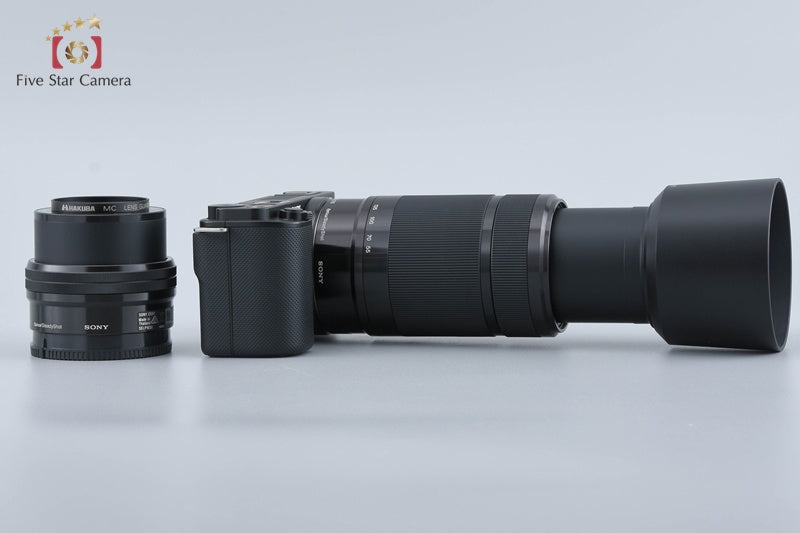 SONY α VLOGCAM ZV-E10Y Double Zoom Lens Kit Black (Japanese Language Only)