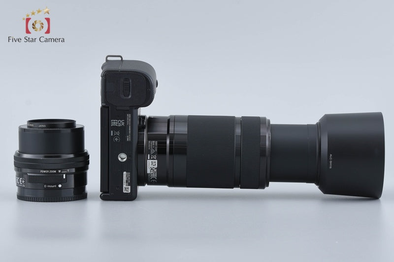 SONY α VLOGCAM ZV-E10Y Double Zoom Lens Kit Black (Japanese Language Only)