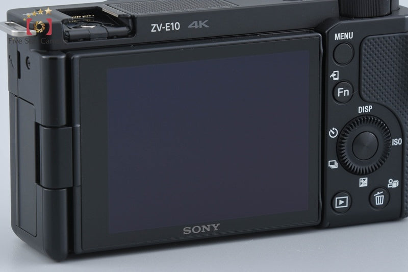 SONY α VLOGCAM ZV-E10Y Double Zoom Lens Kit Black (Japanese Language Only)