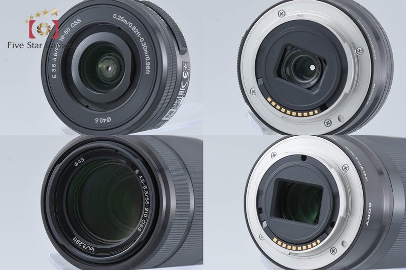 SONY α VLOGCAM ZV-E10Y Double Zoom Lens Kit Black (Japanese Language Only)