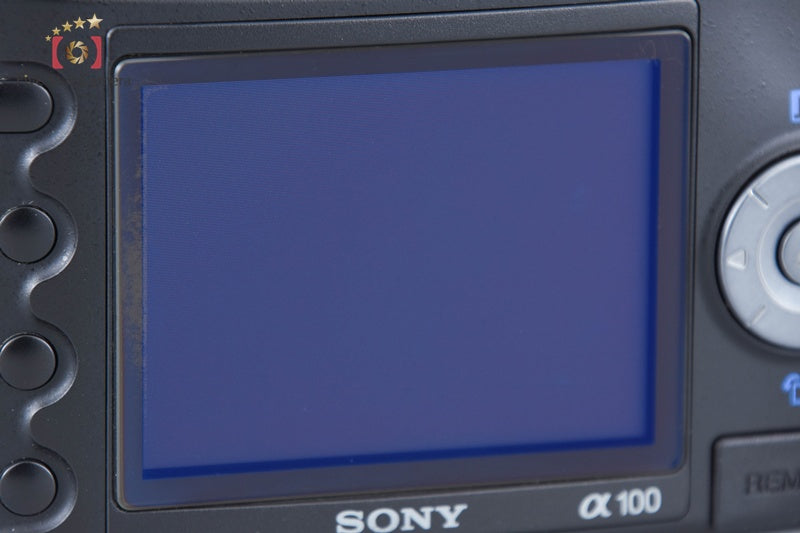 Sony α100 DSLR-A100 Zoom Lens Kit Black (Japanese Language Only)