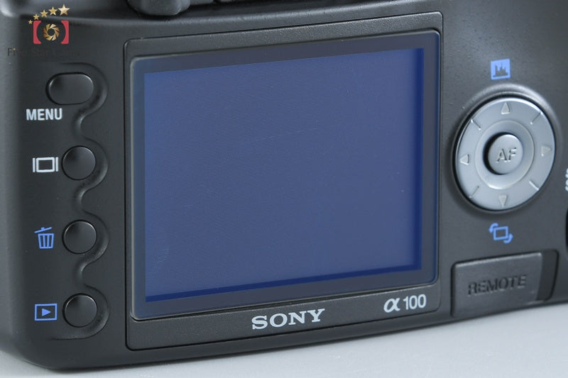 Sony α100 DSLR-A100W Double Zoom Lens Kit Black (Japanese Language Only)