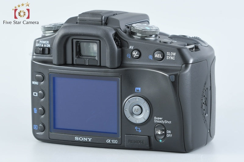 Sony α100 DSLR-A100W Double Zoom Lens Kit Black (Japanese Language Only)