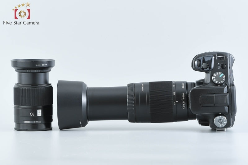 Sony α100 DSLR-A100W Double Zoom Lens Kit Black (Japanese Language Only)