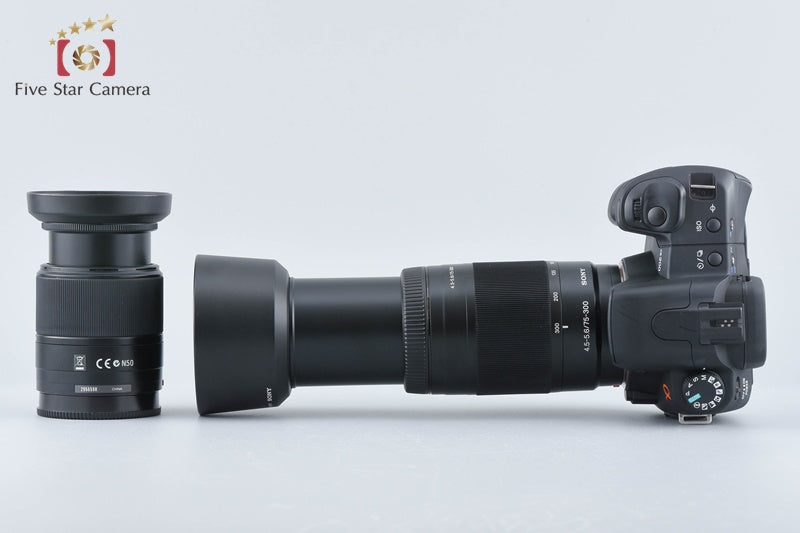 Sony α200 DSLR-A200 Double Zoom Lens Kit Black (Japanese Language Only)