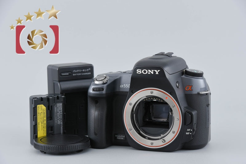 SONY α550 DSLR-A550 Digital SLR Camera (Japanese Language Only)