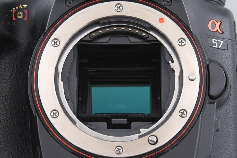 SONY α57 SLT-A57 Digital SLR Camera (Japanese Language Only)