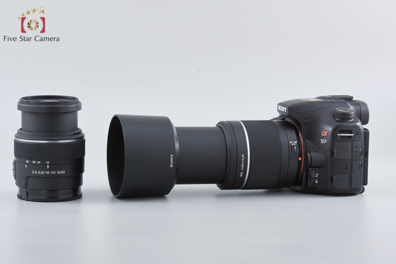 Sony α57 SLT-A57 Double Zoom Lens Kit (Japanese Language Only)