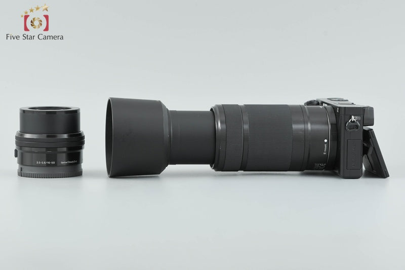 Sony α6000 ILCE-6000 Double Zoom Lens Kit Black (Japanese Language Only)