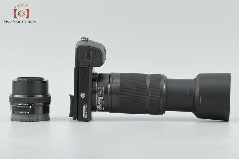 Sony Alpha α6000 ILCE-6000 Black 24.3 MP 16-50 55-210 (Japanese Language Only)