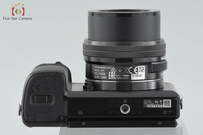 Sony α6000 ILCE-6000L Black Power Zoom Lens Kit (Japanese Language Only)