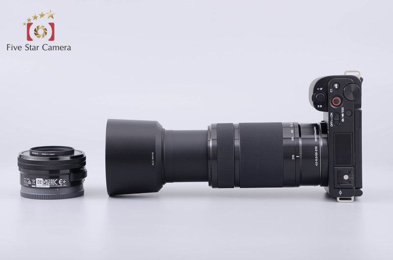 Sony α VLOGCAM ZV-E10Y Double Zoom Kit Black (Japanese Language Only)