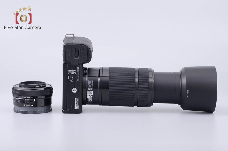 Sony α VLOGCAM ZV-E10Y Double Zoom Kit Black (Japanese Language Only)