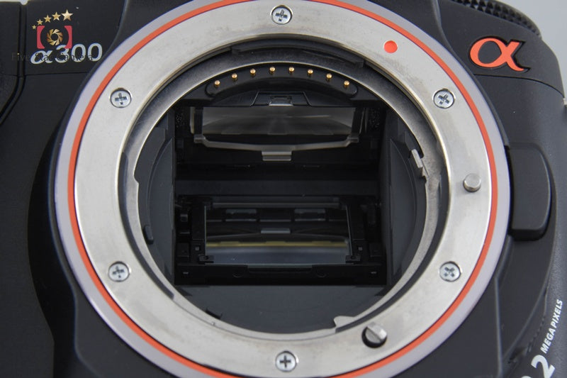 Sony α300 DSLR-A300 Black + 18-70 75-300 Lenses (Japanese Language Only)