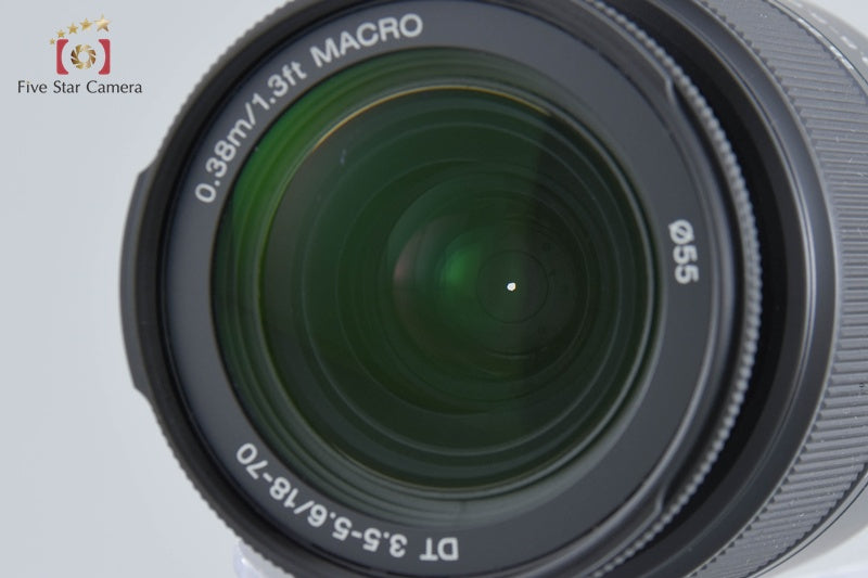 Sony α300 DSLR-A300 Black + 18-70 75-300 Lenses (Japanese Language Only)