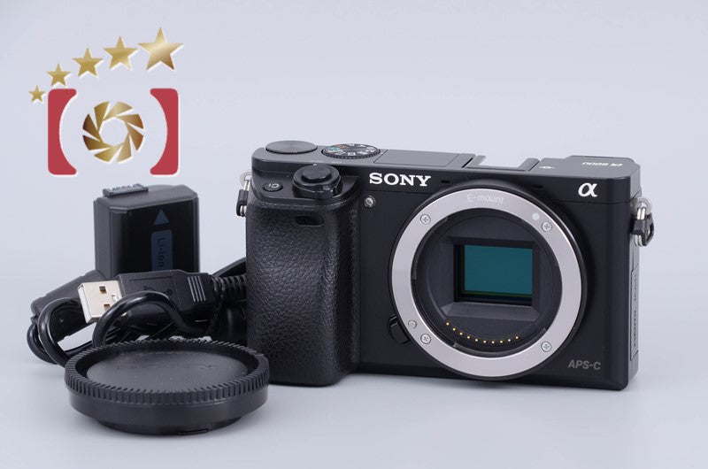 Sony α6000 ILCE-6000 Black Mirrorless Camera (Japanese Language Only)