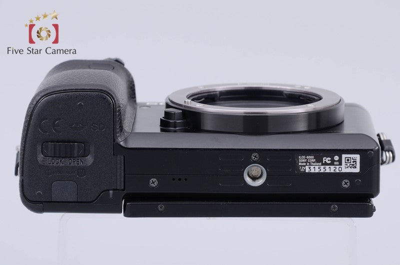 Sony α6000 ILCE-6000 Black Mirrorless Camera (Japanese Language Only)