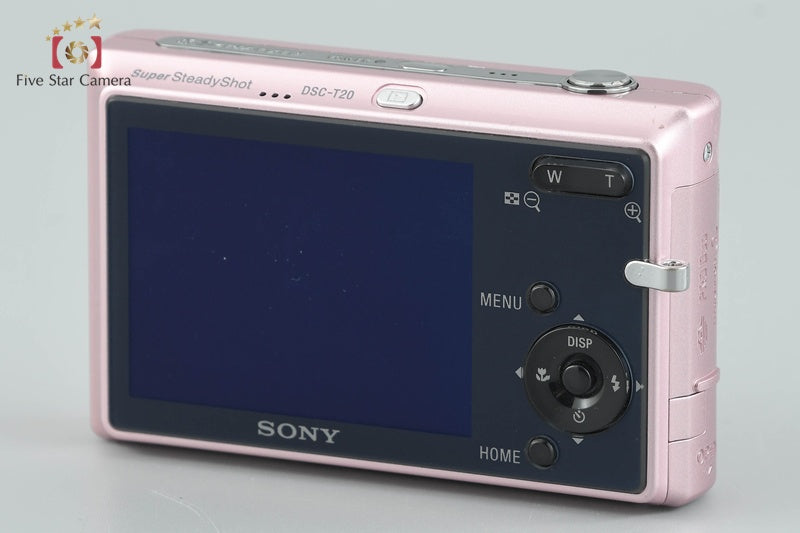 Sony Cyber-shot DSC-T20 Pink Digital Still Camera (Japanese Language Only)