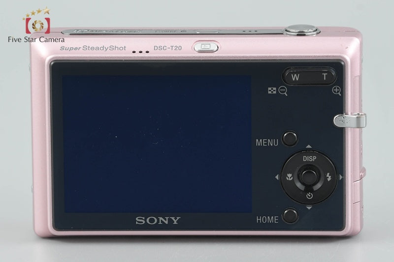 Sony Cyber-shot DSC-T20 Pink Digital Still Camera (Japanese Language Only)