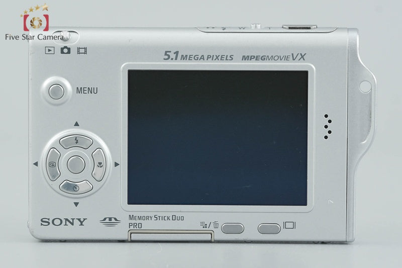 SONY Cyber-shot DSC-T7 Silver Digital Still Camera (Japanese Language Only)