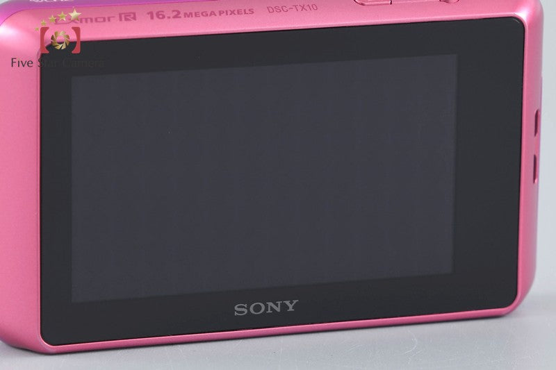 Sony Cyber-shot DSC-TX10 Pink Compact Digital Camera (Japanese Language Only)