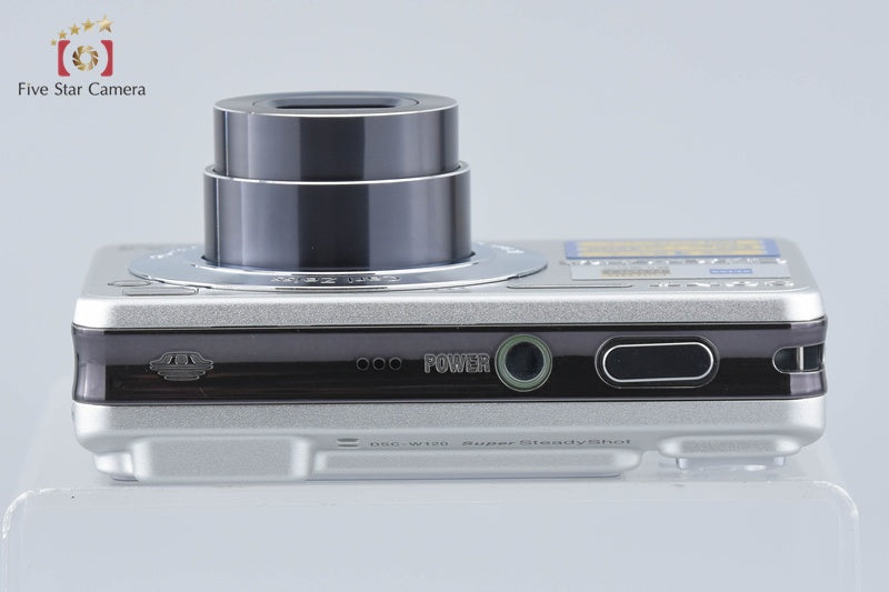 Sony Cyber-Shot DSC-W120 Silver Compact Digital Camera (Japanese Language Only)