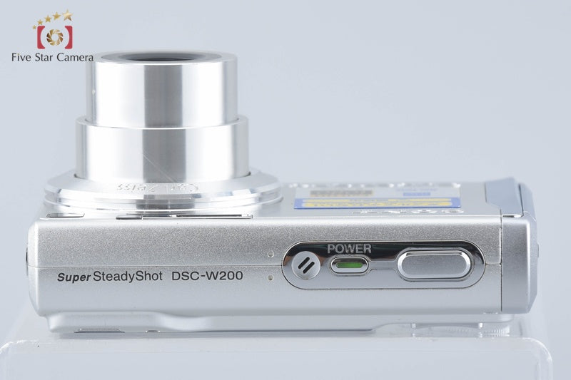 Sony Cyber-shot DSC-W200 Silver Digital Still Camera (Japanese Language Only)