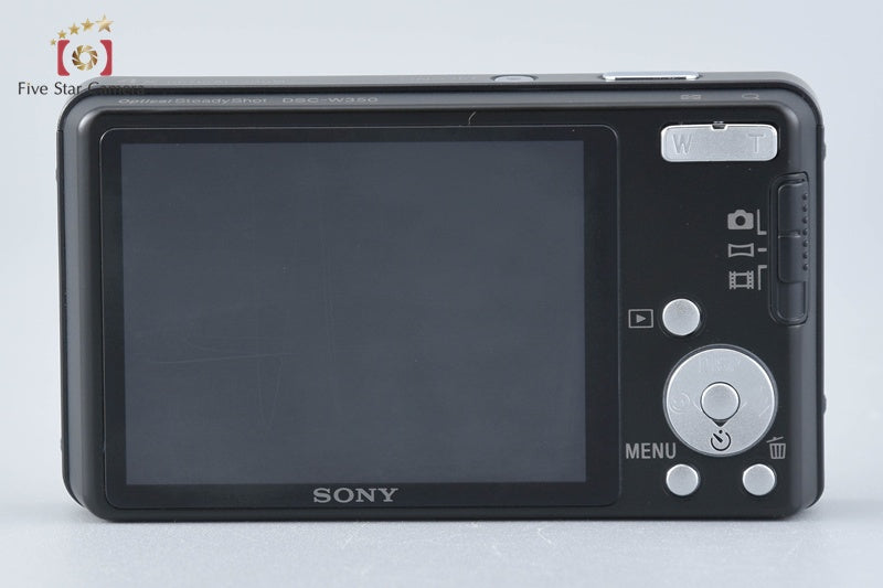 Sony Cyber-shot DSC-W350 Black Compact Digital Camera (Japanese Language Only)