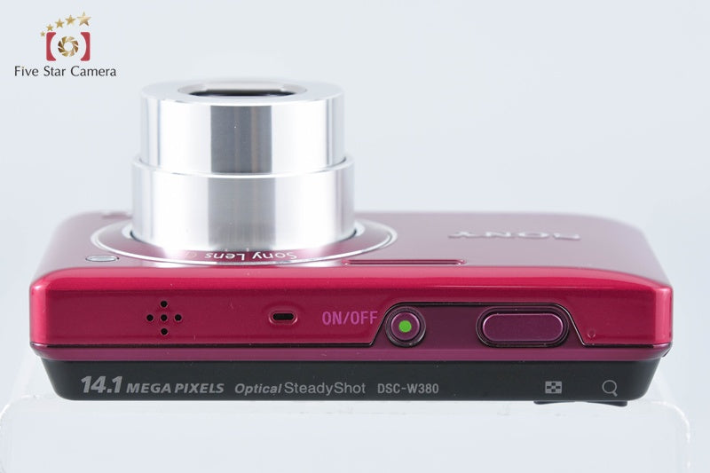 Sony Cyber-shot DSC-W380 Red Compact Digital Camera (Japanese Language Only)