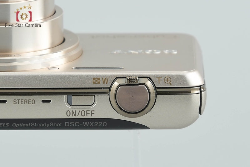 Sony Cyber-shot DSC-WX220 Gold Digital Still Camera (Japanese Language Only)