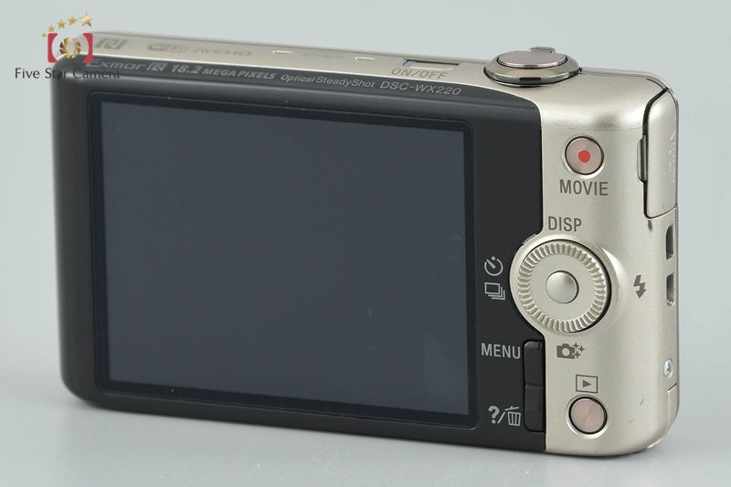 Sony Cyber-shot DSC-WX220 Gold Digital Still Camera (Japanese Language Only)
