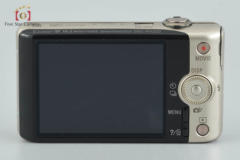 Sony Cyber-shot DSC-WX220 Gold Digital Still Camera (Japanese Language Only)