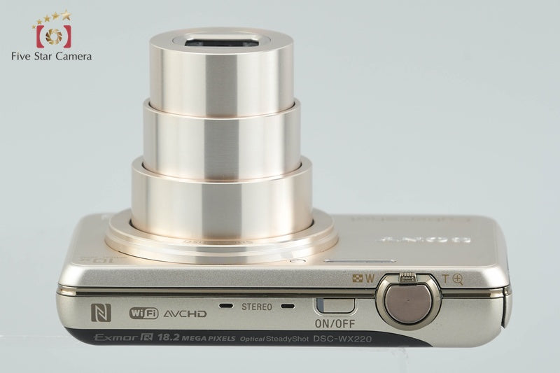 Sony Cyber-shot DSC-WX220 Gold Digital Still Camera (Japanese Language Only)