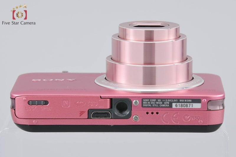 SONY Cyber-shot DSC-WX30 Pink Digital Still Camera (Japanese Language Only)