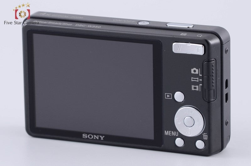 SONY Cyber-shot DSC-W350 Black Compact Digital Camera (Japanese Language Only)