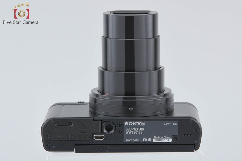 Sony Cyber-shot DSC-WX500 Black Digital Still Camera (Japanese Language Only)