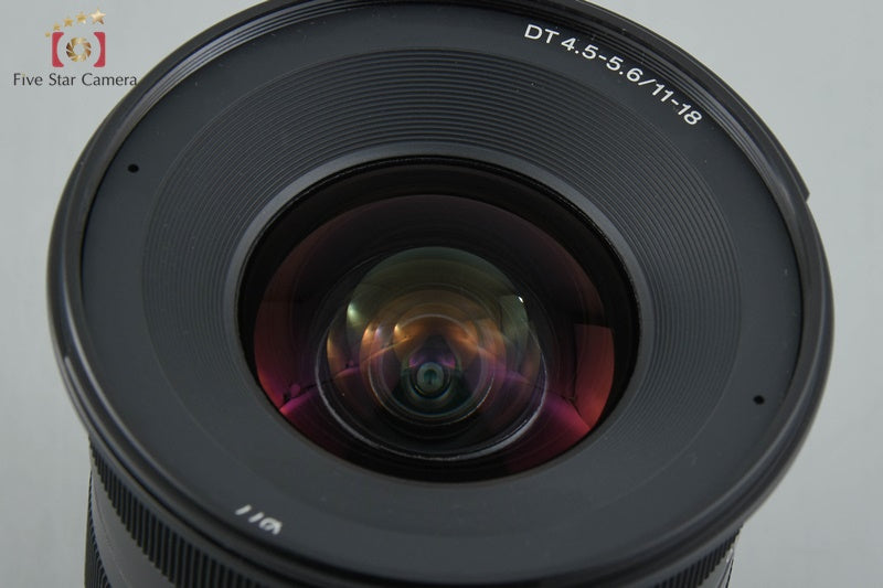 Near Mint!! Sony DT 11-18mm f/4.5-5.6 SAL1118 Sony A Mount Lens