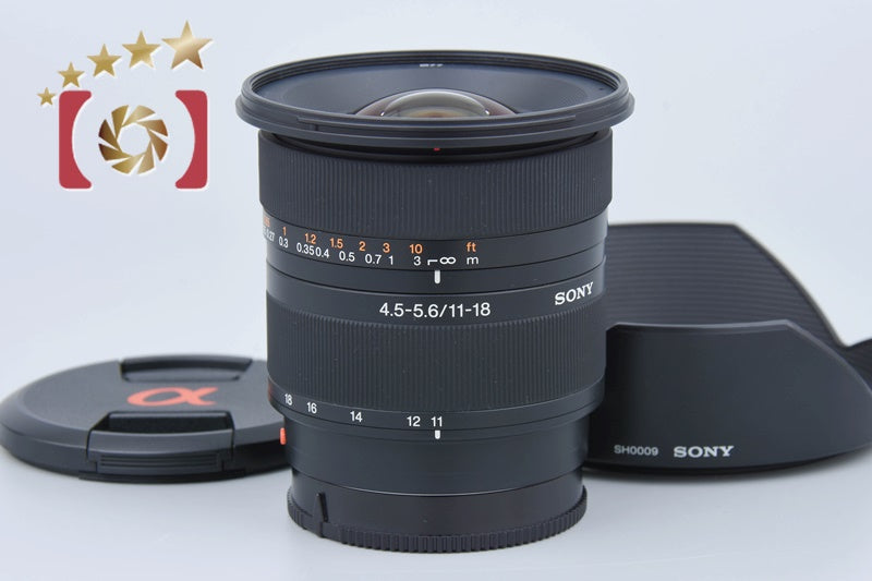 Excellent!! Sony DT 11-18mm f/4.5-5.6 SAL1118 Sony A Mount Lens
