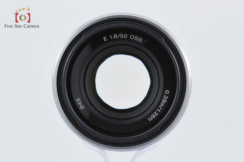 SONY E 50mm f/1.8 OSS SEL50F18 Silver w/ Box