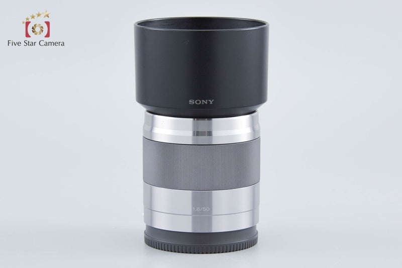 SONY E 50mm f/1.8 OSS SEL50F18 Silver w/ Box