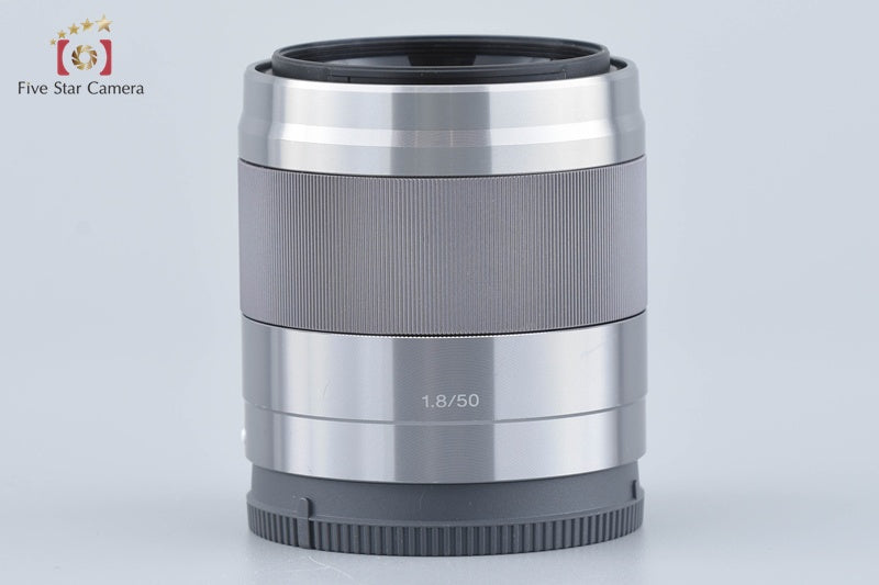 SONY E 50mm f/1.8 OSS SEL50F18 Silver w/ Box