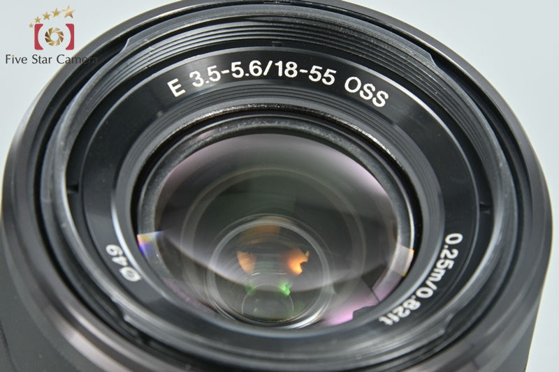 SONY E 18-55mm f/3.5-5.6 OSS SEL1855 Black