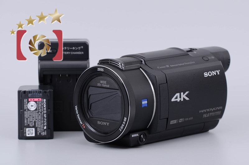 SONY FDR-AX55 Digital 4K Video Camera (Japanese Language Only)