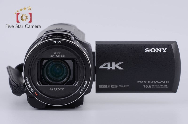 SONY FDR-AX55 Digital 4K Video Camera (Japanese Language Only)