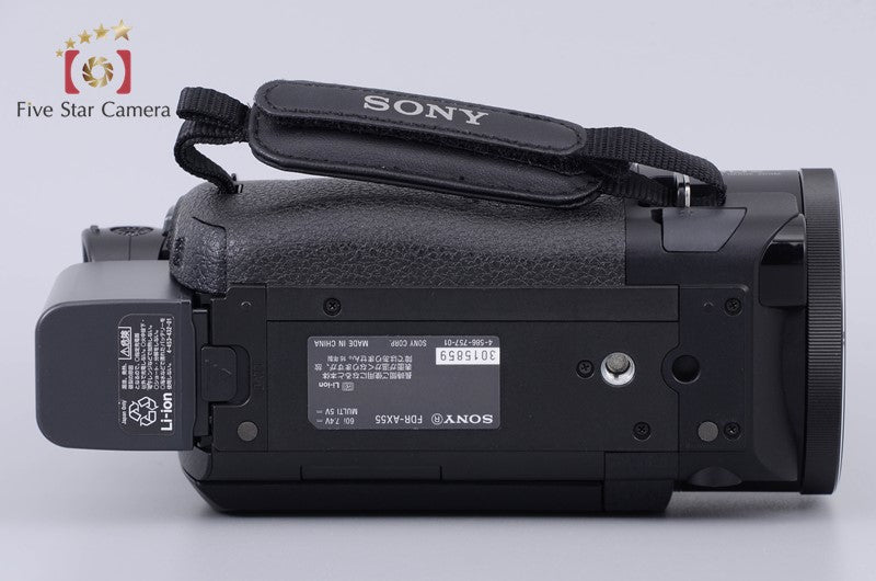 SONY FDR-AX55 Digital 4K Video Camera (Japanese Language Only)