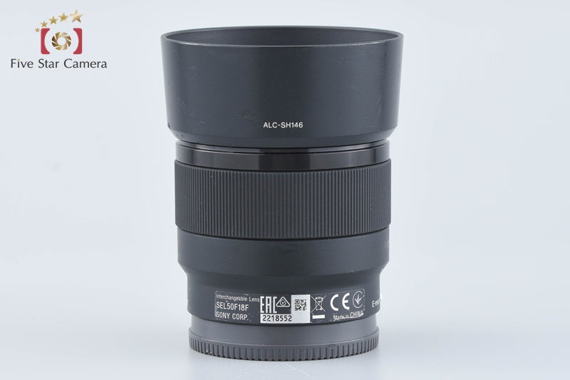 Sony FE 50mm f/1.8 SEL50F18F Sony Full Frame E-Mount Lens
