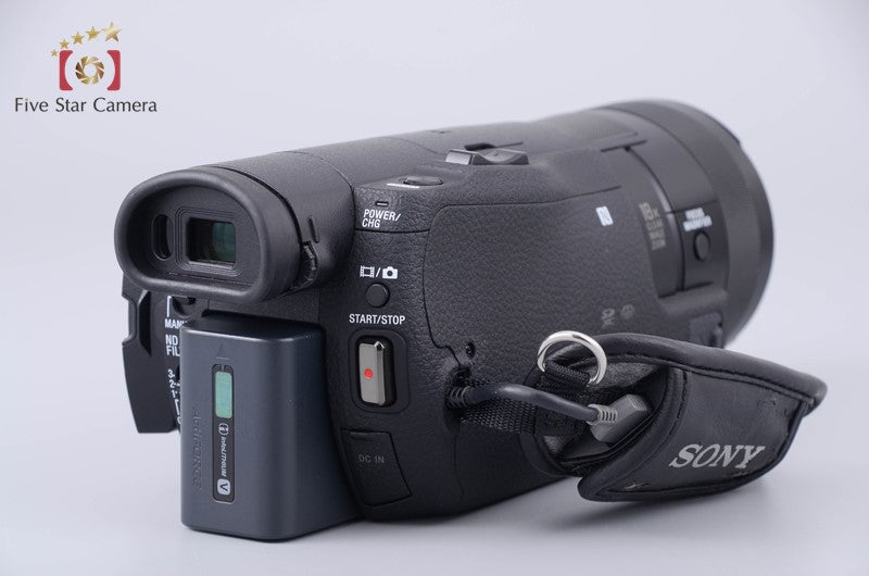 Sony Handycam FDR-AX100 video camera (Japanese Language Only)