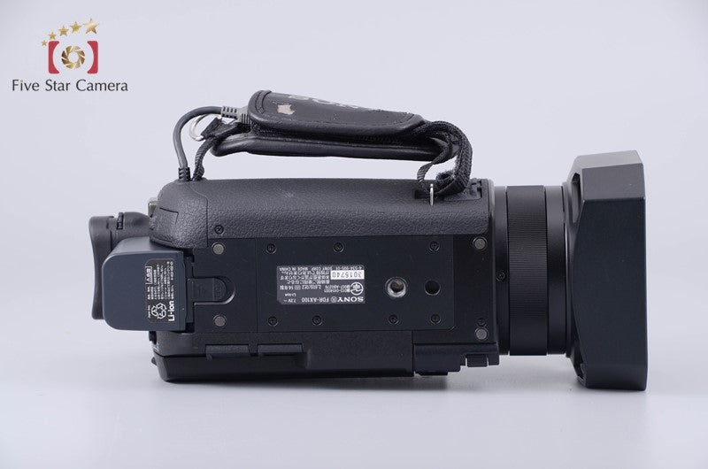 Sony Handycam FDR-AX100 video camera (Japanese Language Only)